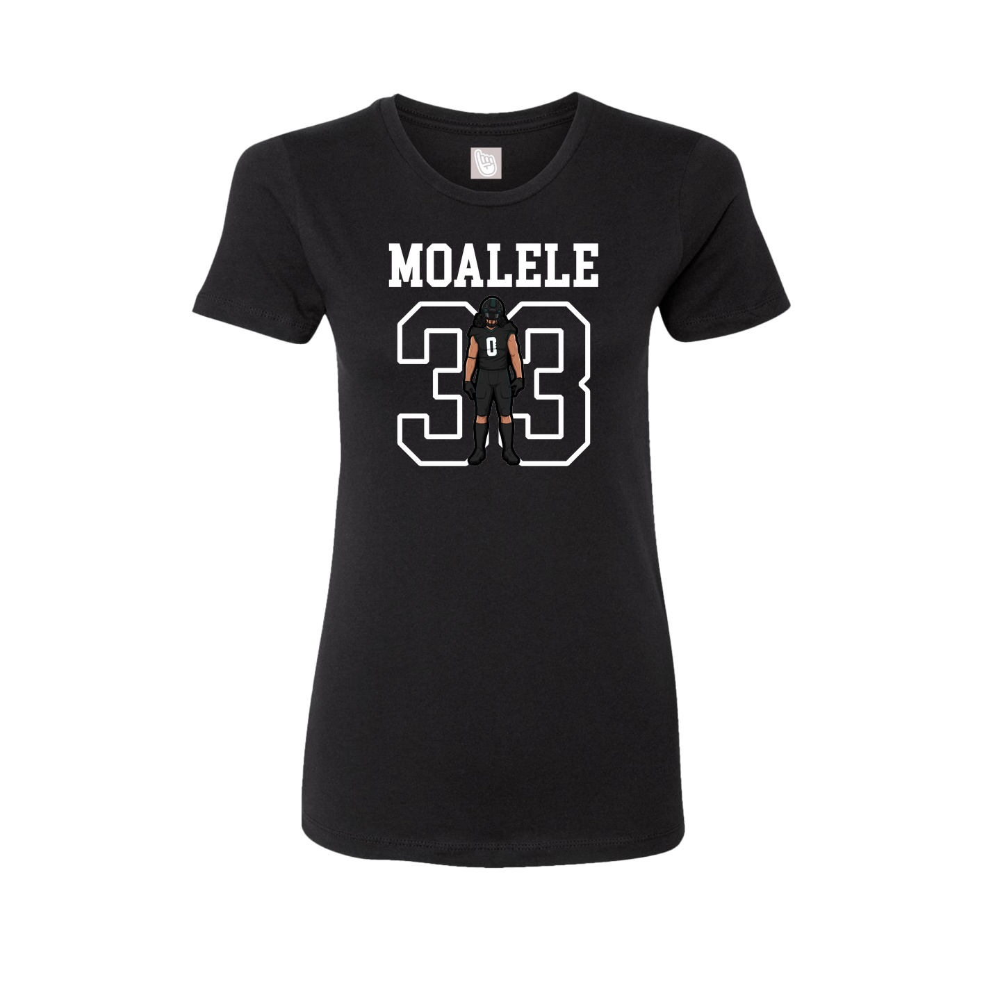 Fitted Women's Tee — Shirsey in Black