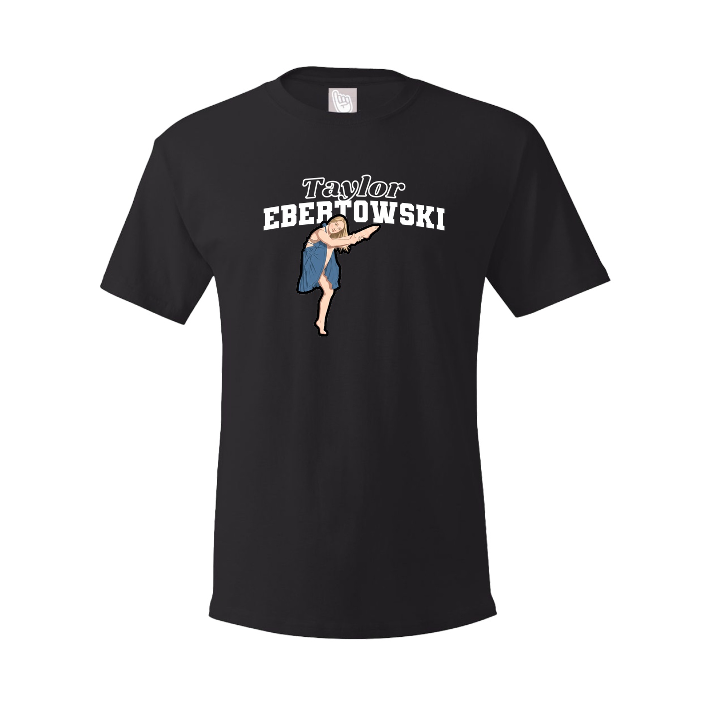 Youth Tee — Name Arch in Black