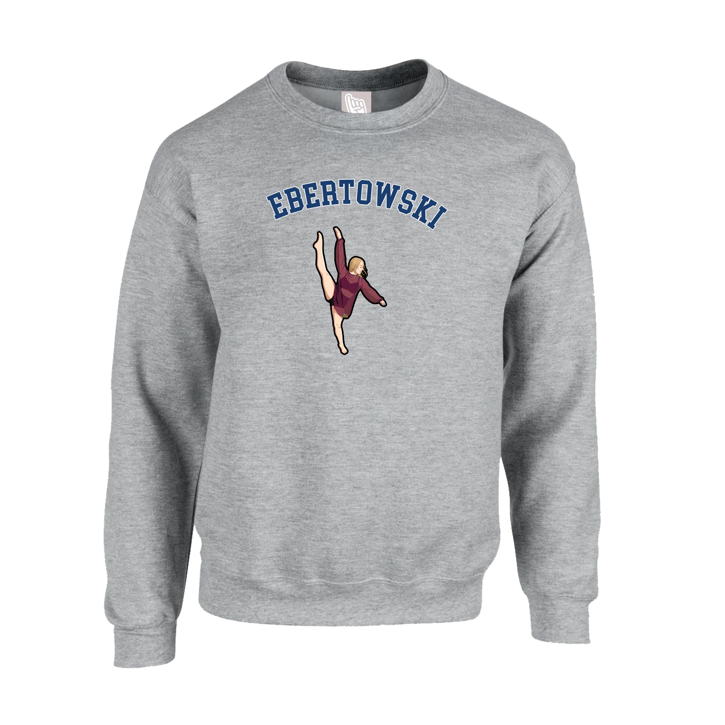 Fleece Crew — Shirsey Arch in Grey