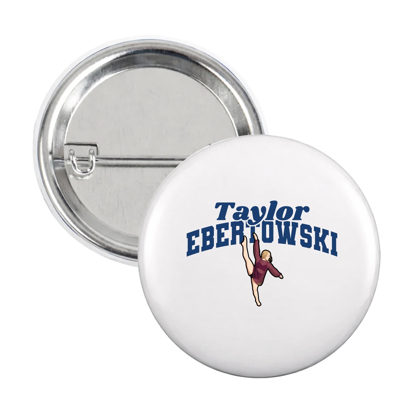 Game Day Button — Signature Arch in White