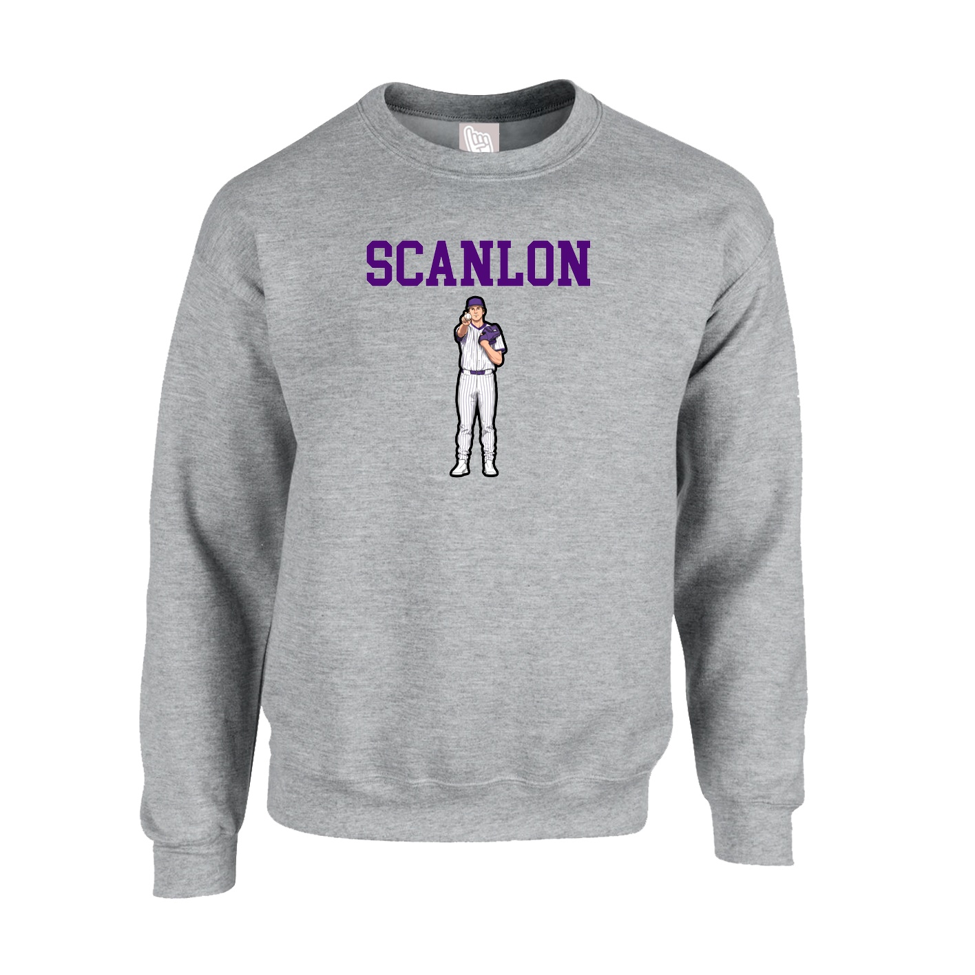 Fleece Crew — Shirsey in Grey