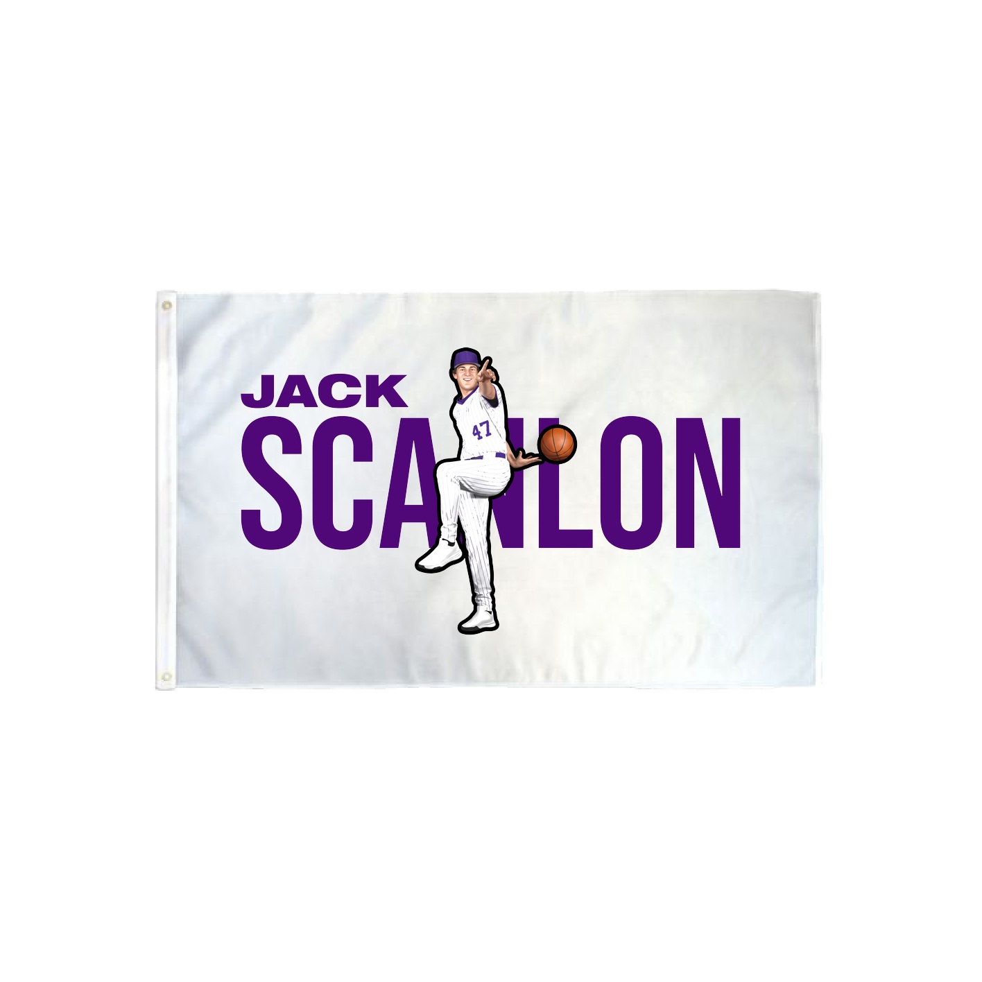 3x5 Flag — Player Name in Classic