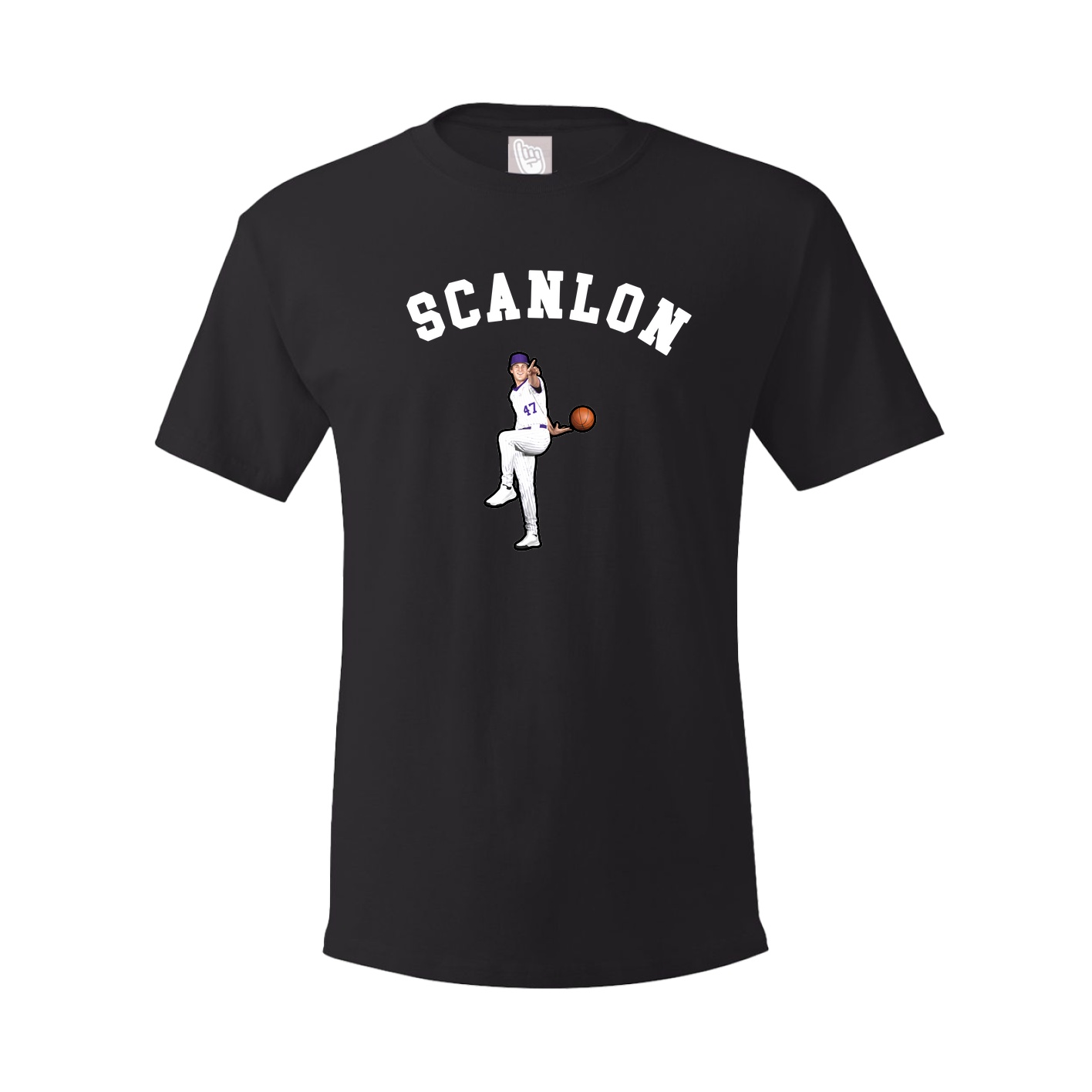 Youth Tee — Shirsey Arch in Black