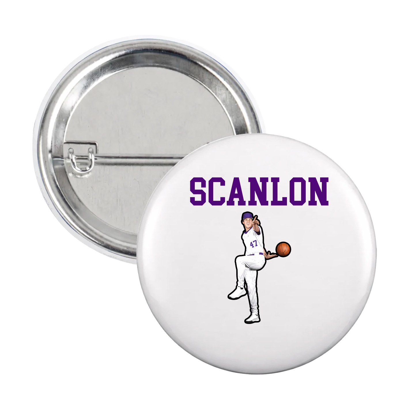 Game Day Button — Shirsey in White