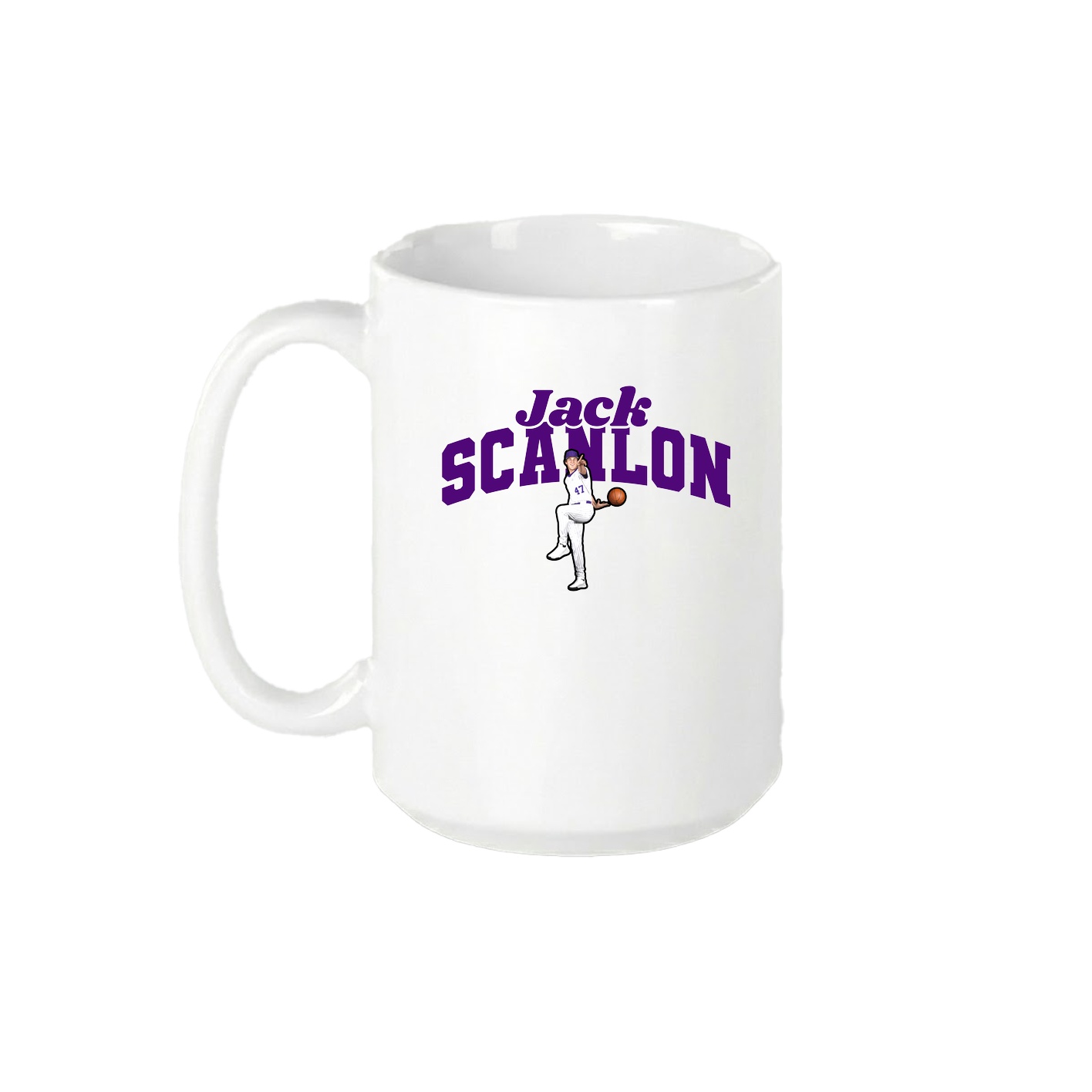 15oz Coffee Mug — Signature Arch in White