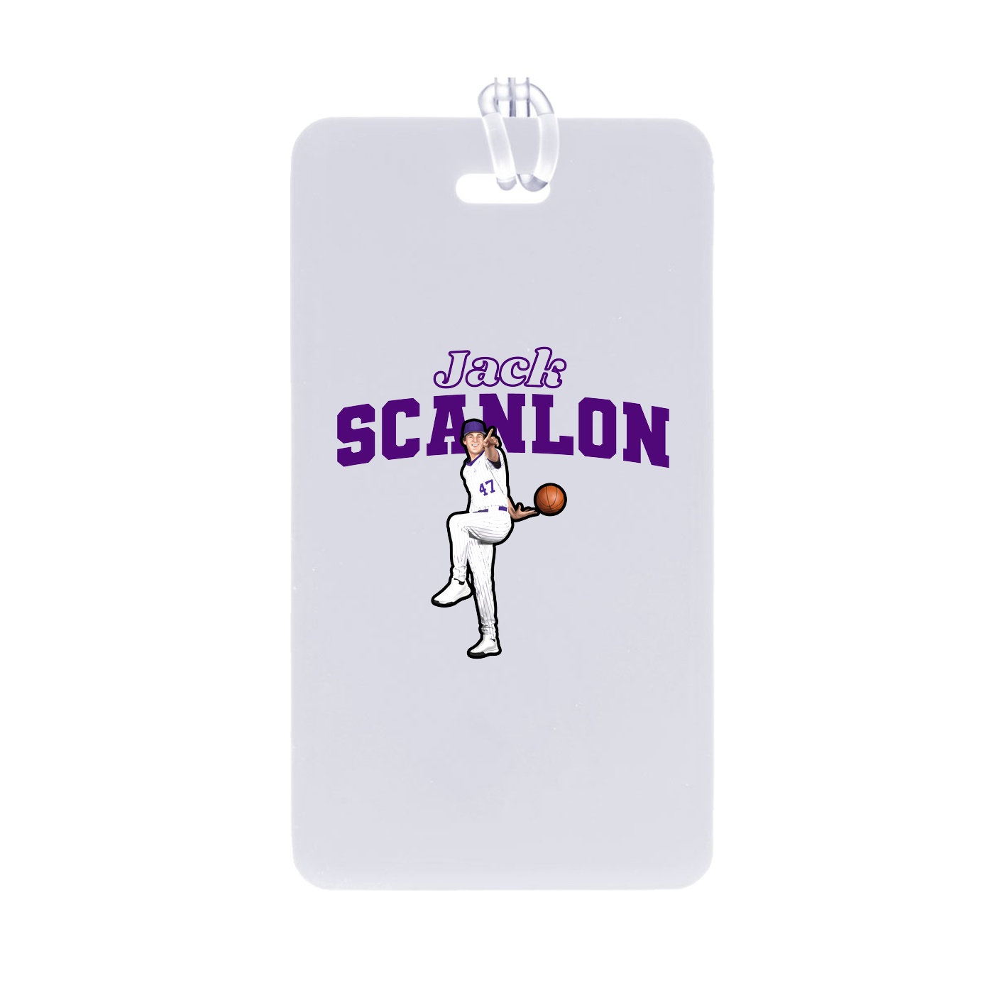 Bag Tag — Name Arch in Classic
