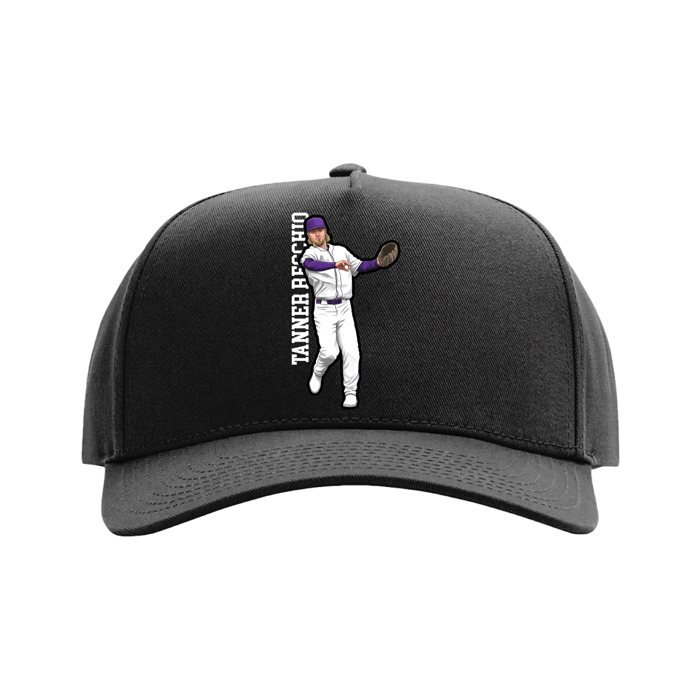 Full Fabric Five-Panel Champ Cap