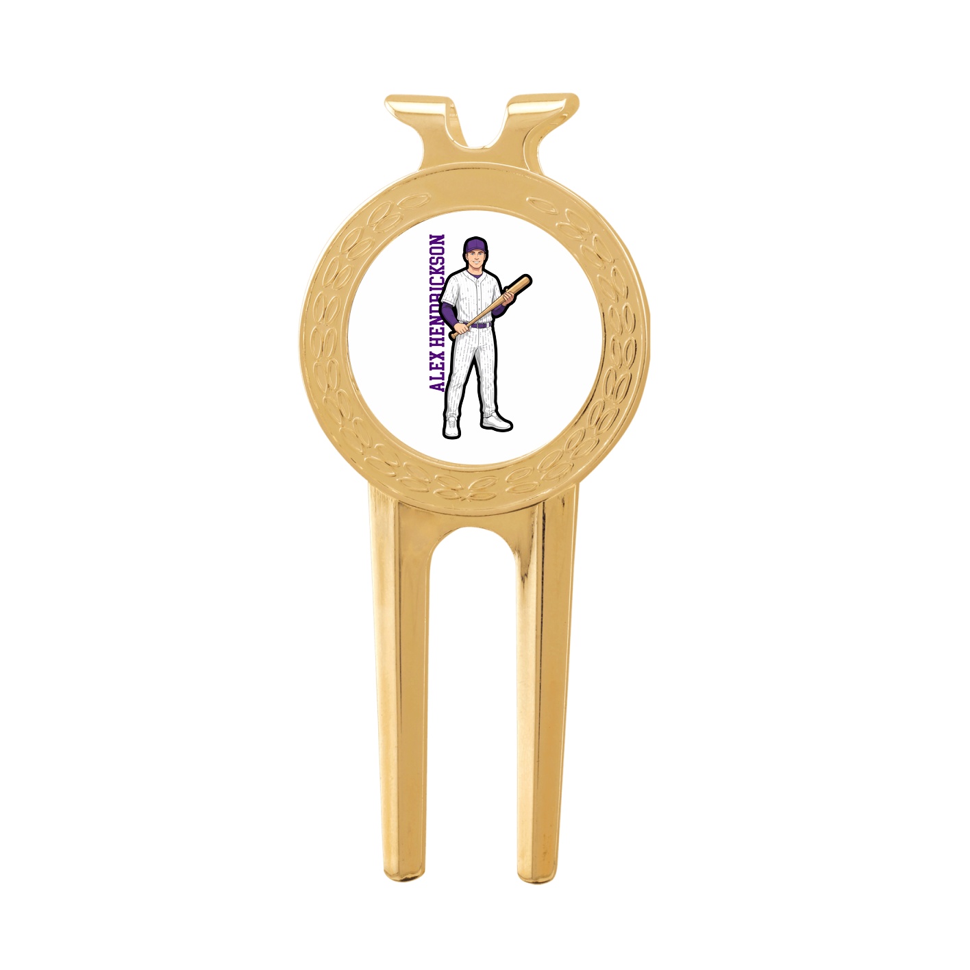 Divot Tool with Ball Marker — Name Vertical in Classic
