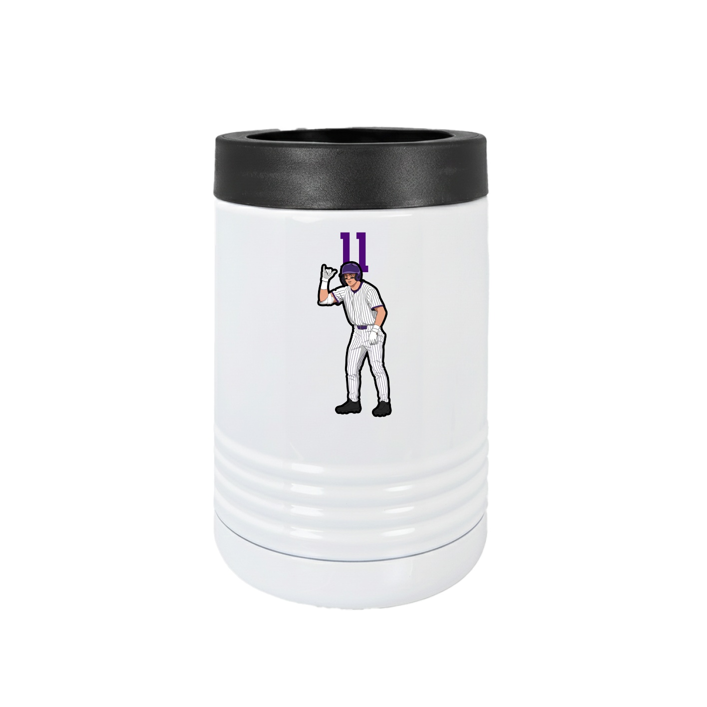 Beverage Holder — Number Top in White