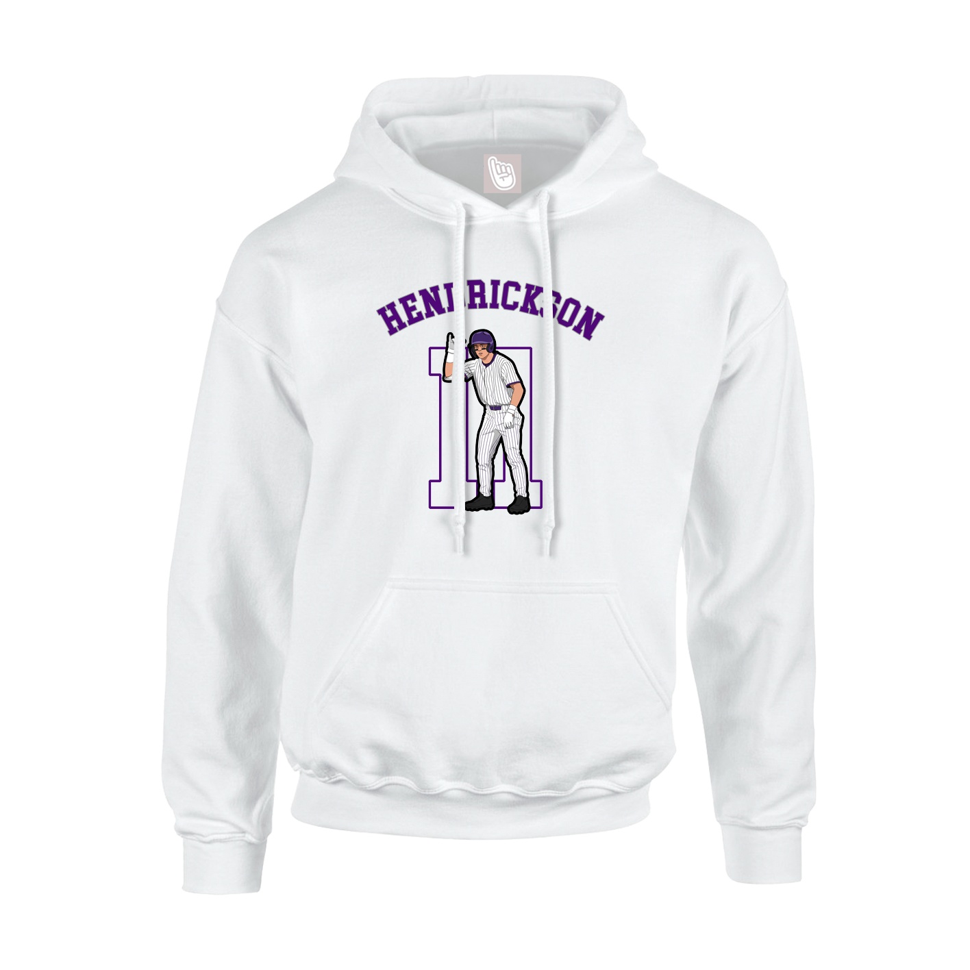 Youth Hoodie — Shirsey Arch in White