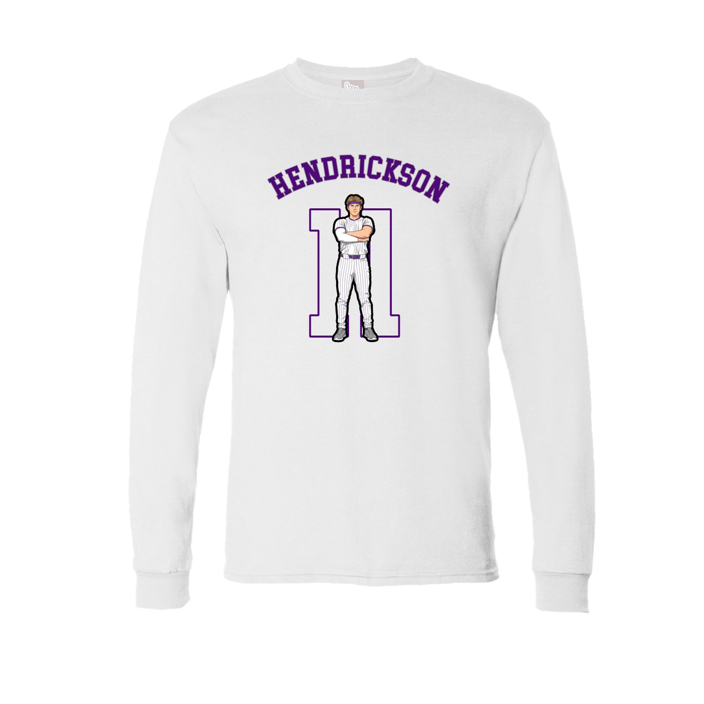 Long Sleeve Tee — Shirsey Arch in White