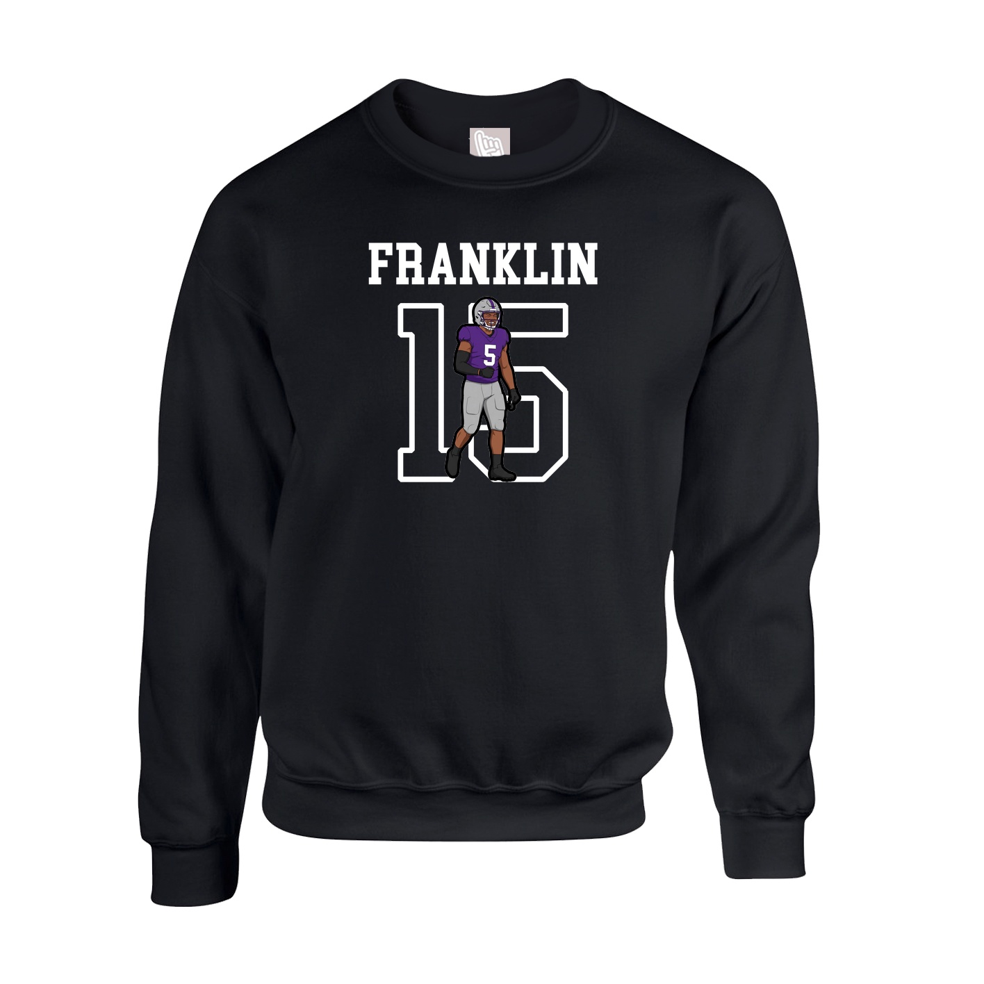 Fleece Crew — Shirsey in Black