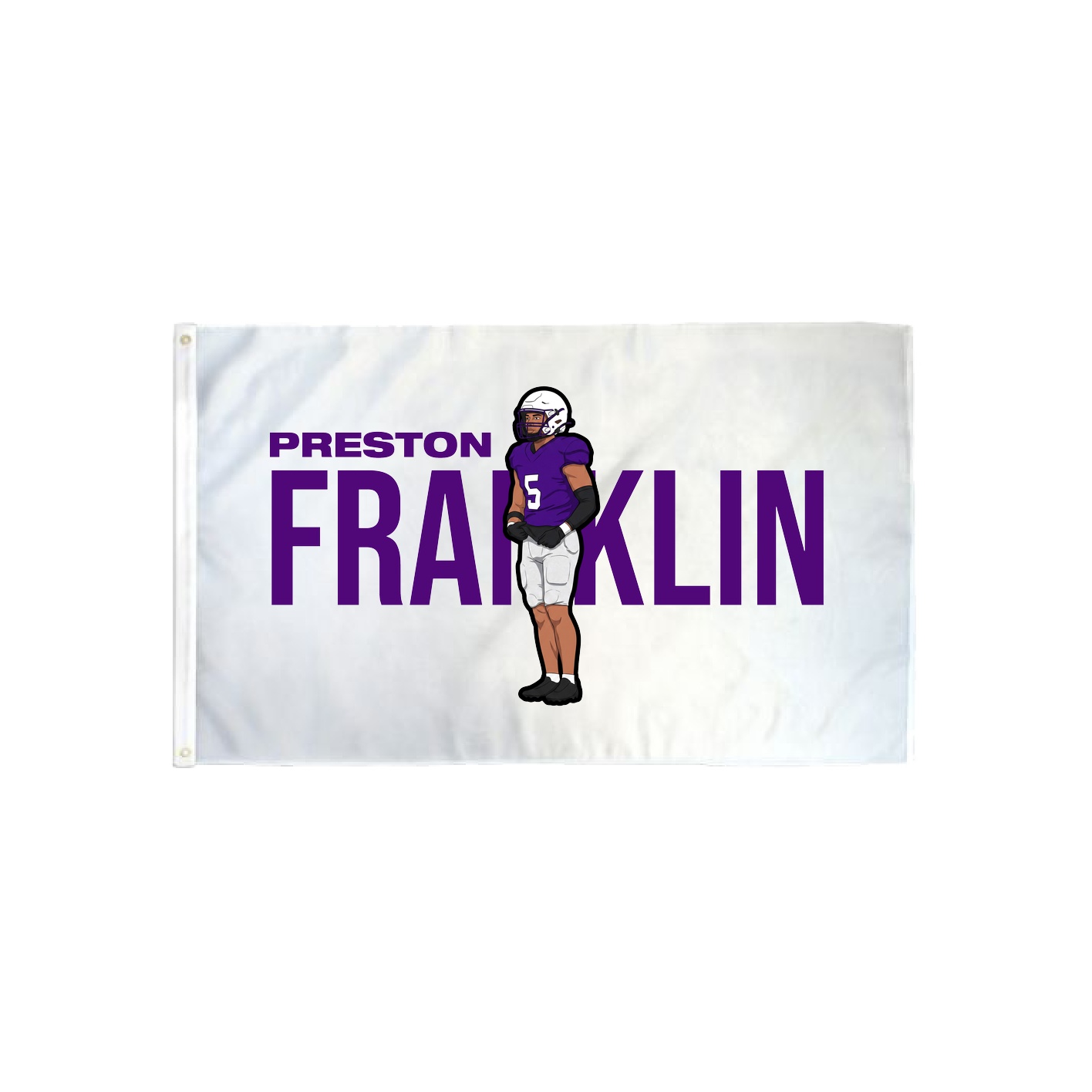 3x5 Flag — Player Name in Classic