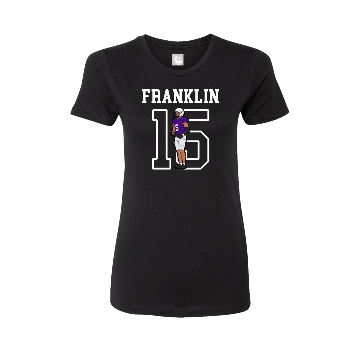 Fitted Women's Tee — Shirsey in Black