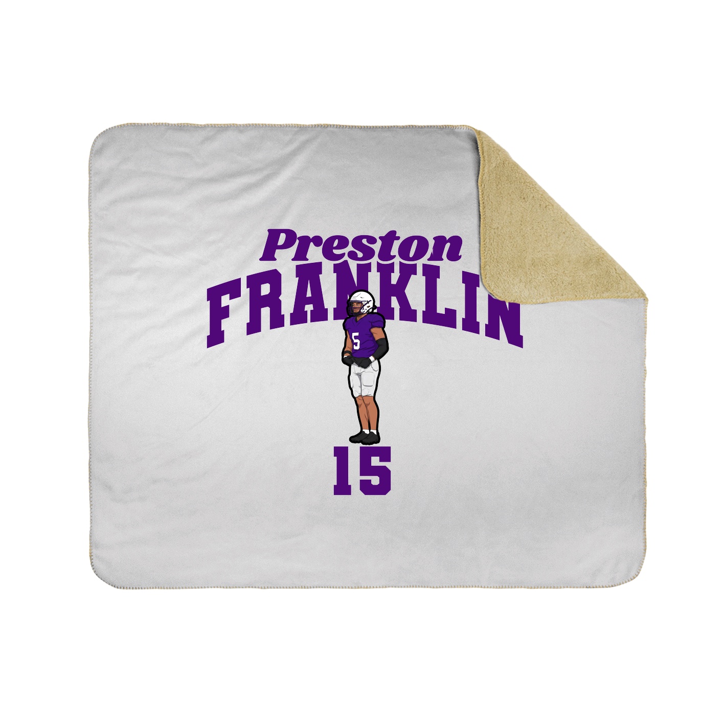 Throw Blanket — Signature Arch in White