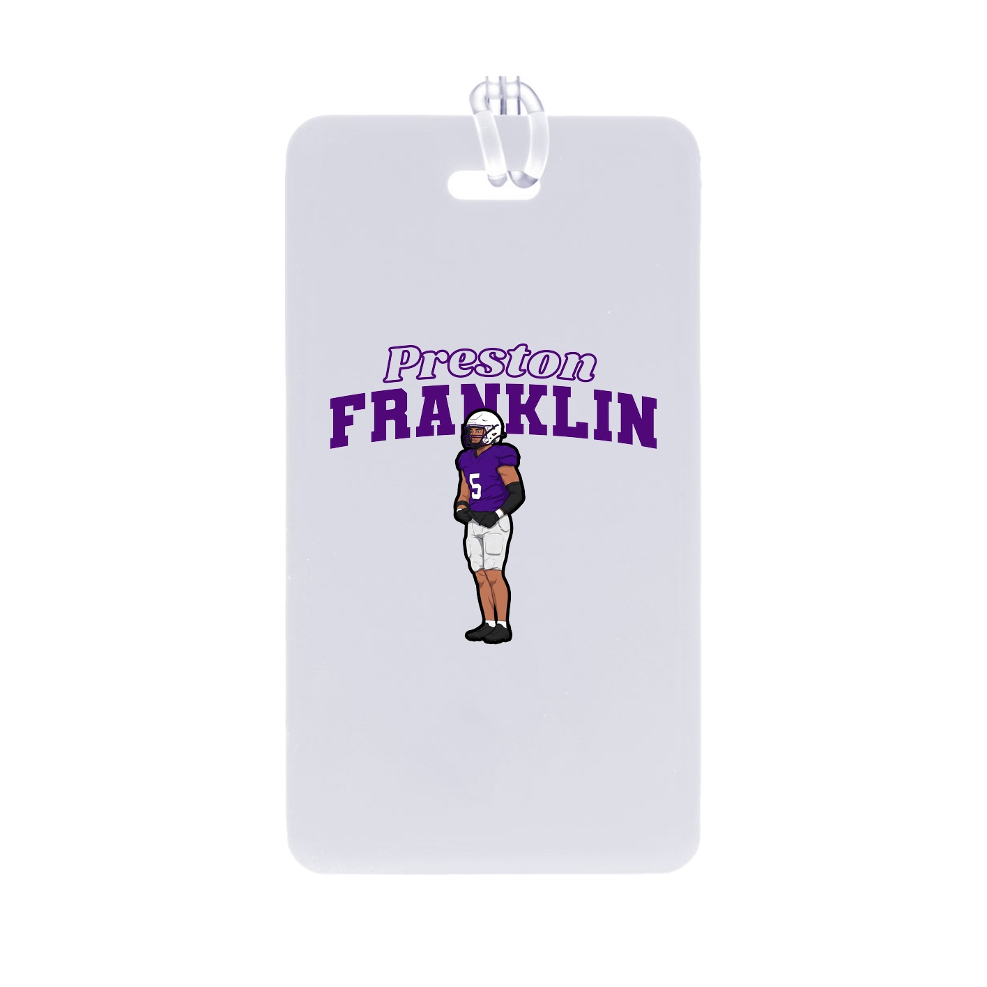 Bag Tag — Name Arch in Classic
