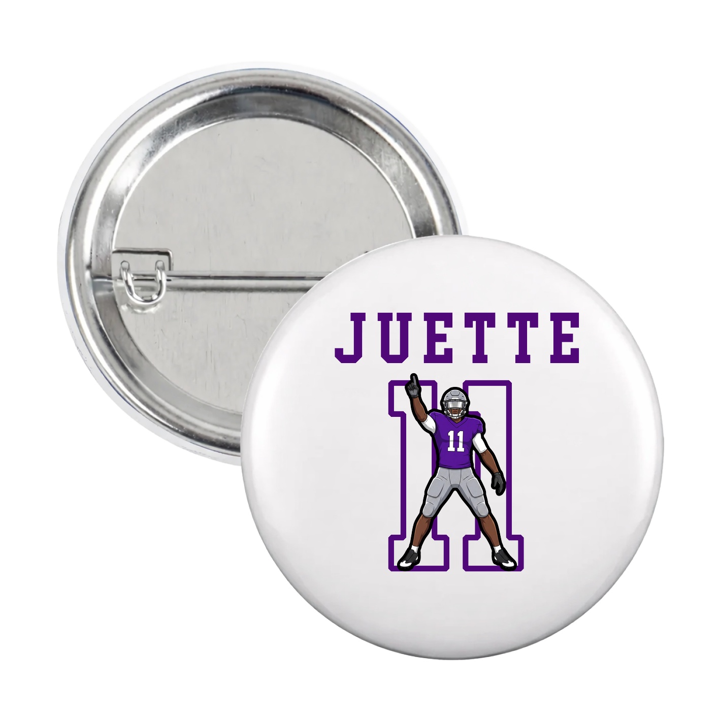 Game Day Button — Shirsey in White