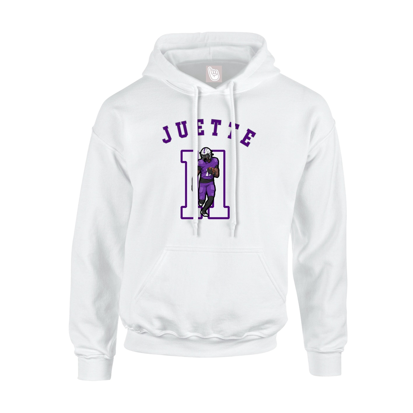 Youth Hoodie — Shirsey Arch in White
