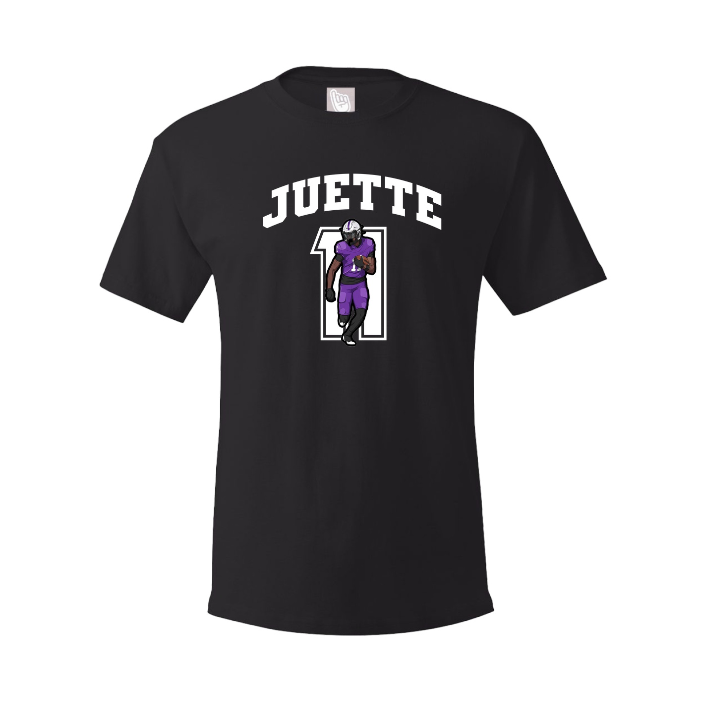 Youth Tee — Number in Black