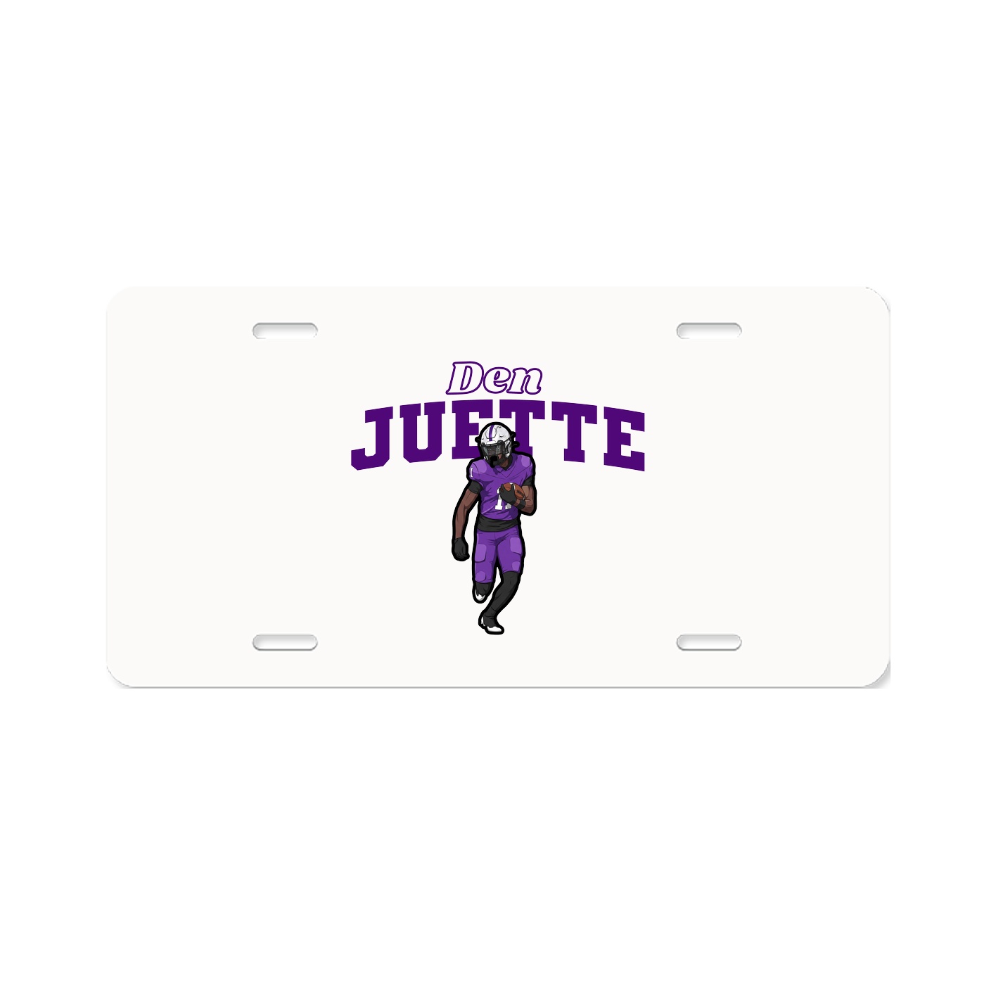 License Plate — Name Arch in Classic