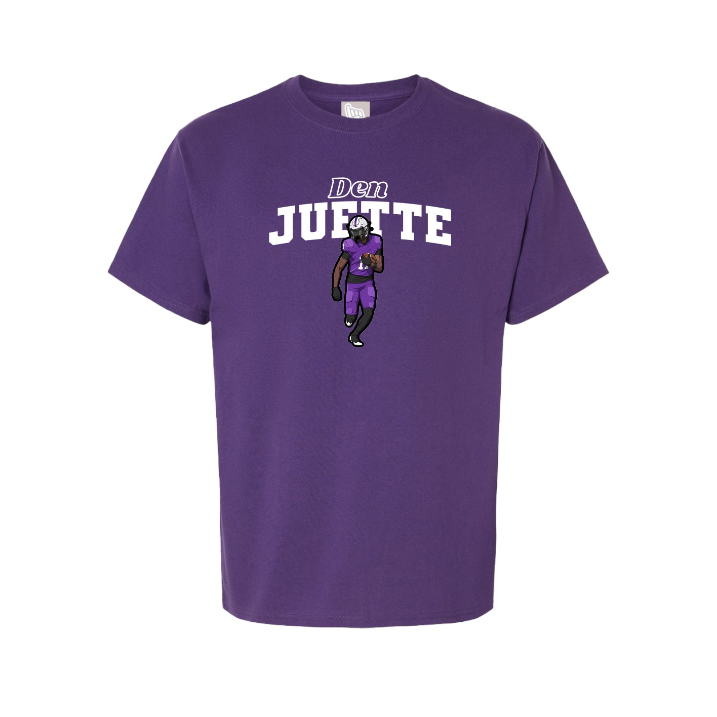 Youth Tee — Name Arch in Purple