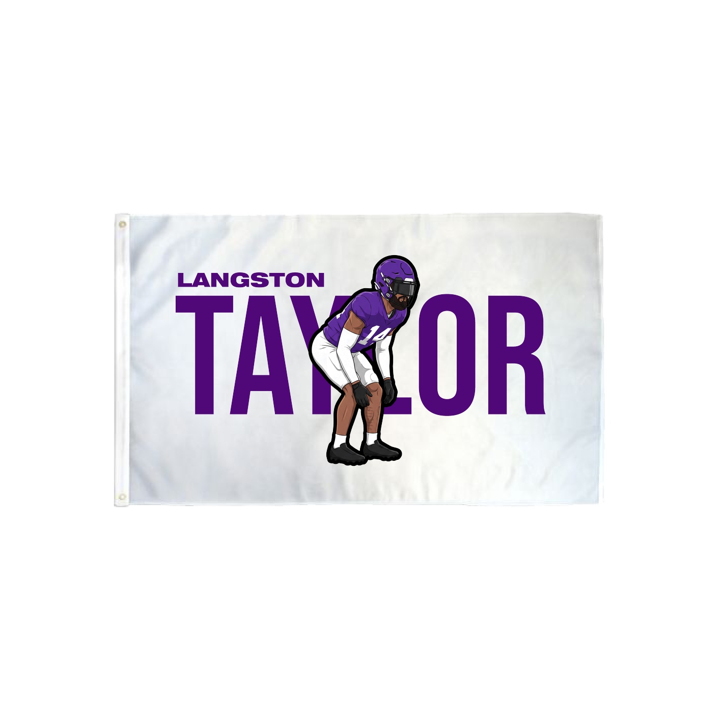 3x5 Flag — Player Name in Classic