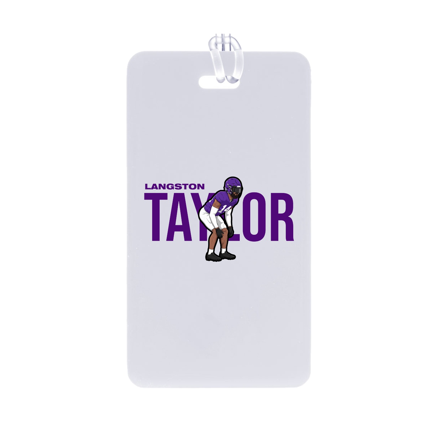 Bag Tag — Player Name in Classic