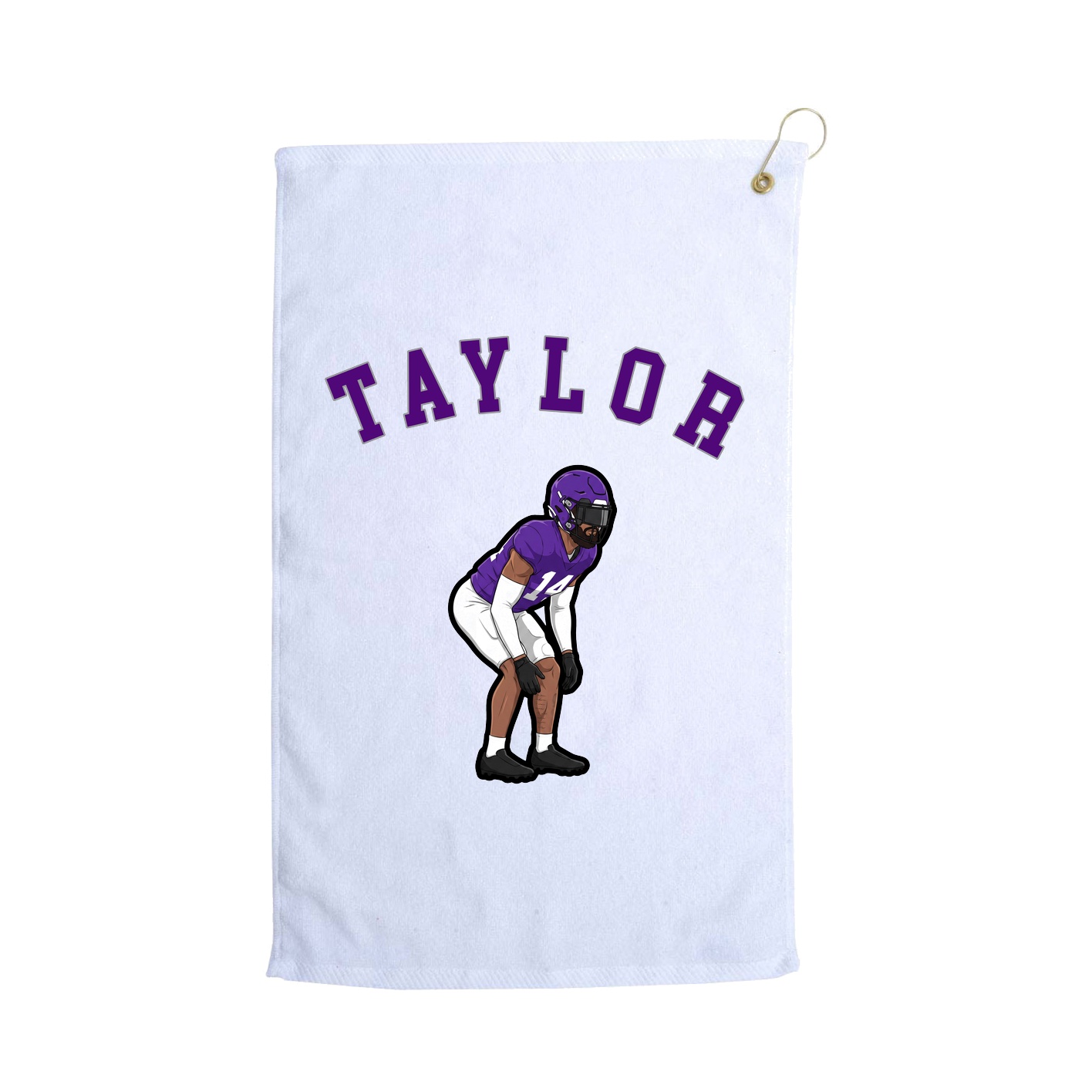 Golf Towel — Shirsey Arch in White