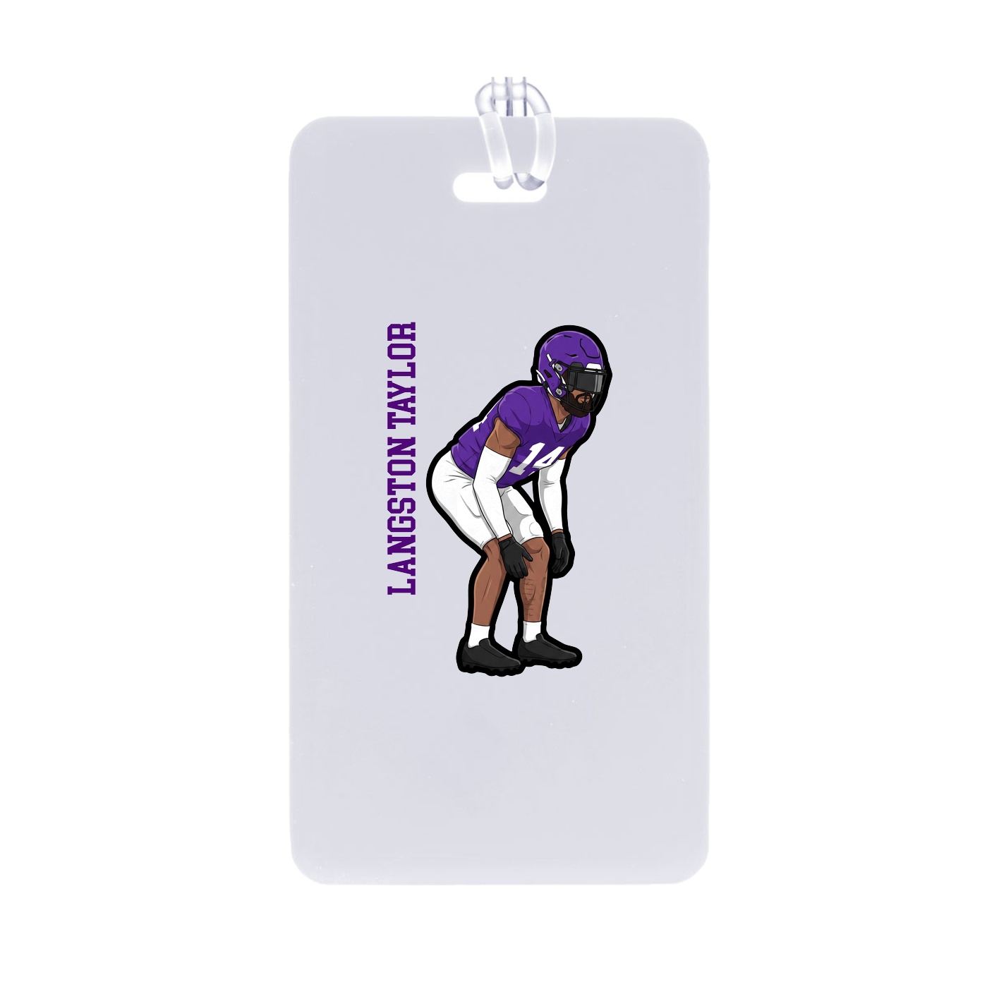 Bag Tag — Name Vertical in Classic
