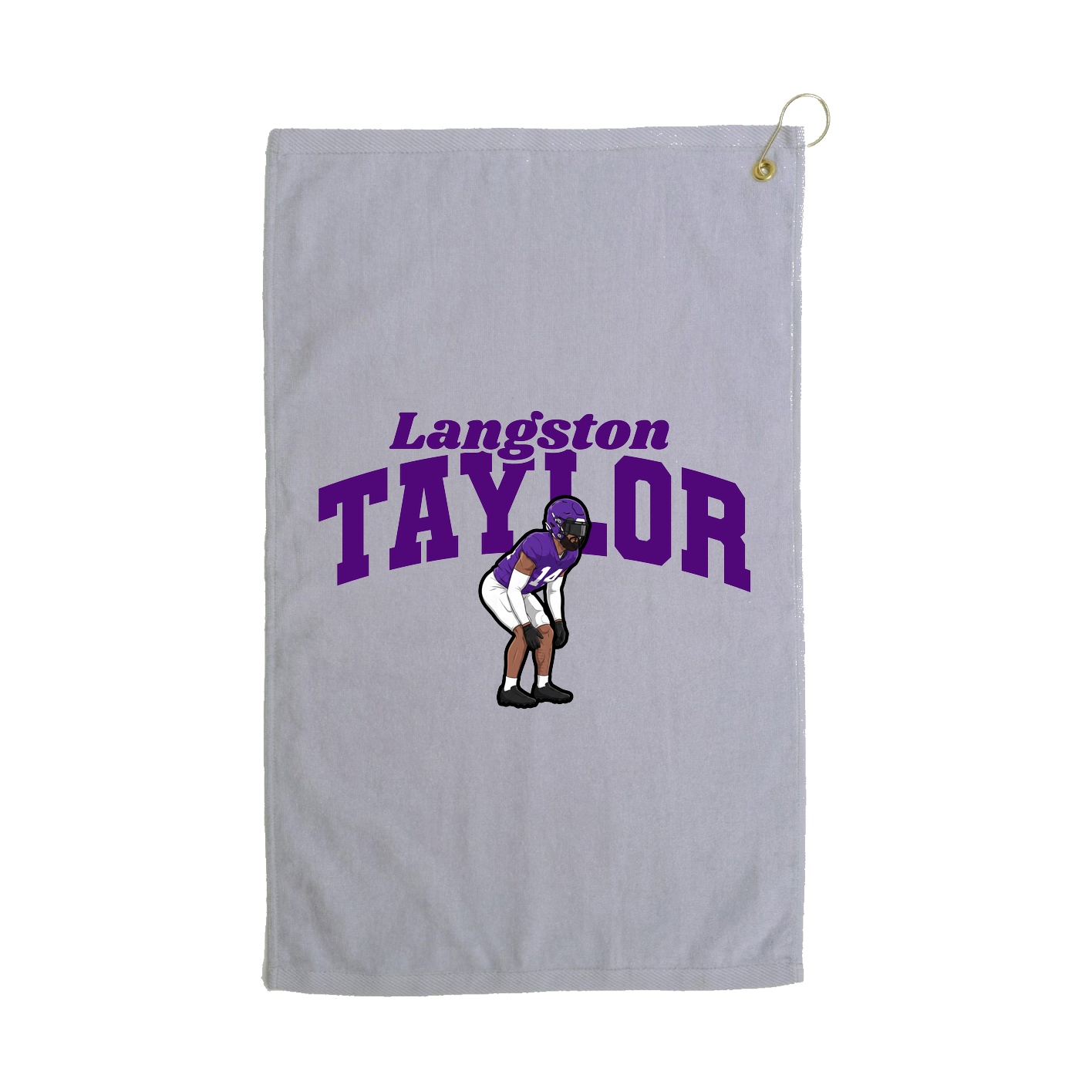 Golf Towel — Signature Arch in Grey