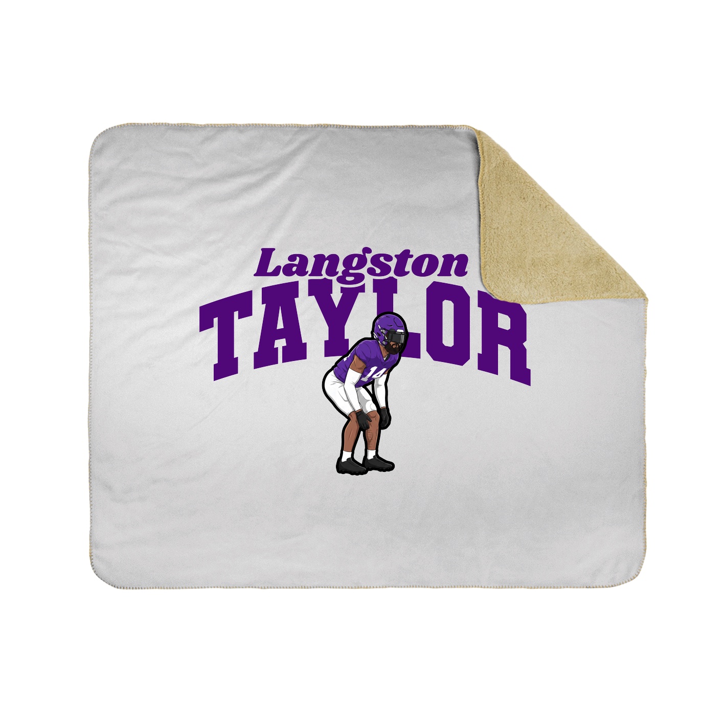 Throw Blanket — Signature Arch in White