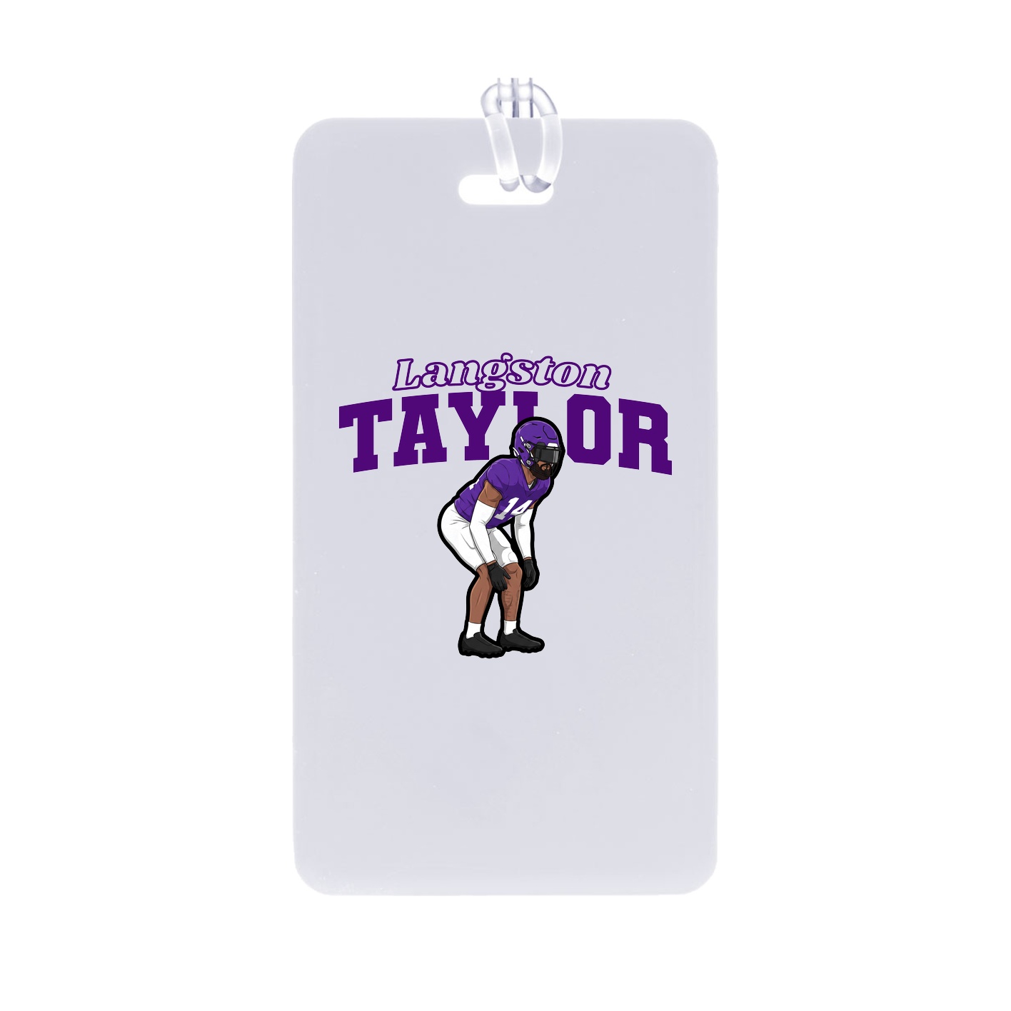 Bag Tag — Name Arch in Classic