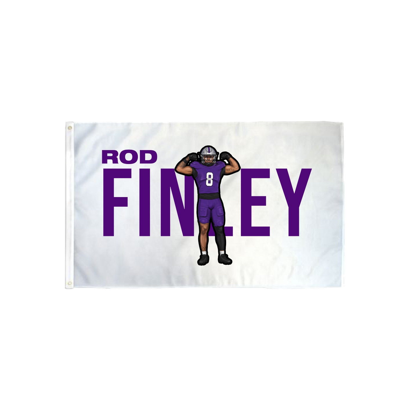 3x5 Flag — Player Name in Classic