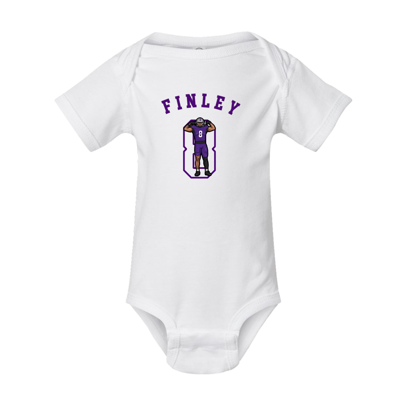 Baby Onesie — Shirsey Arch in White
