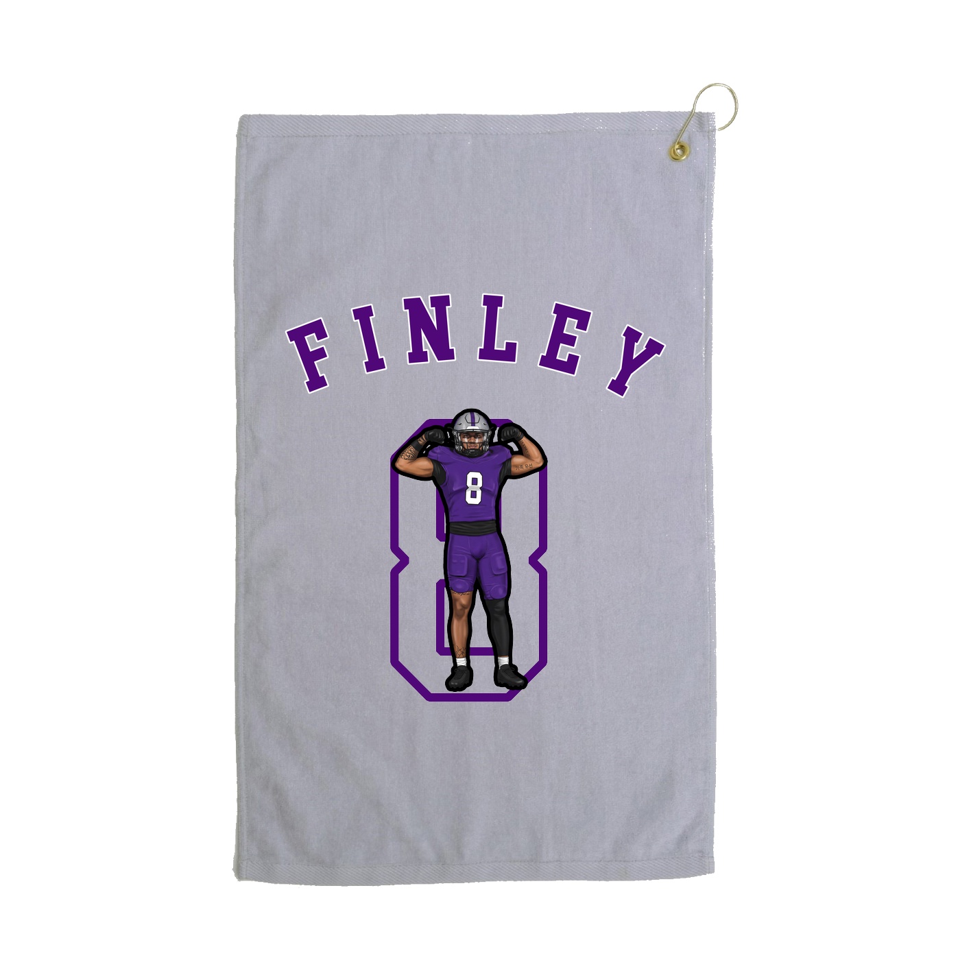 Golf Towel — Shirsey Arch in Grey