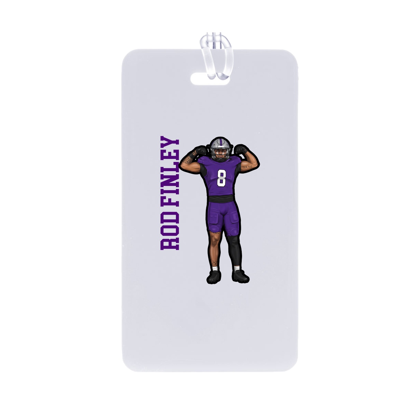 Bag Tag — Name Vertical in Classic