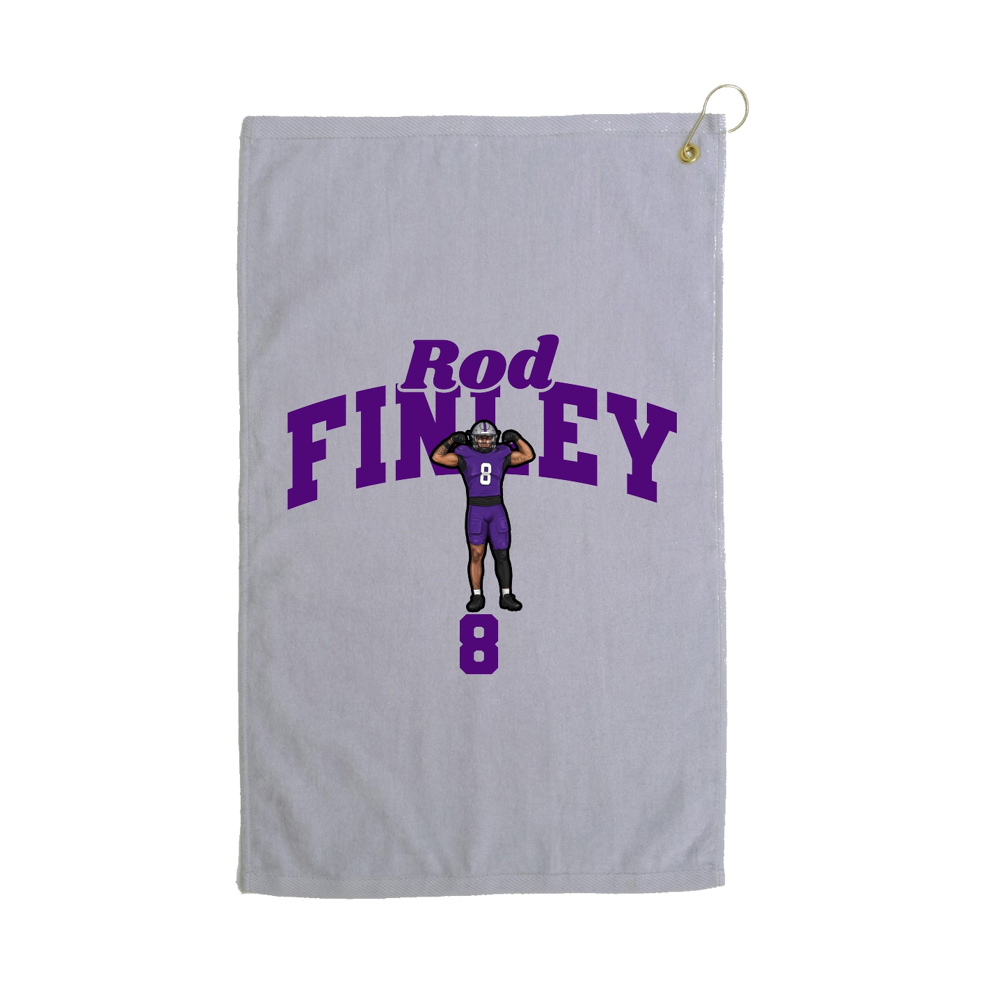Golf Towel — Signature Arch in Grey