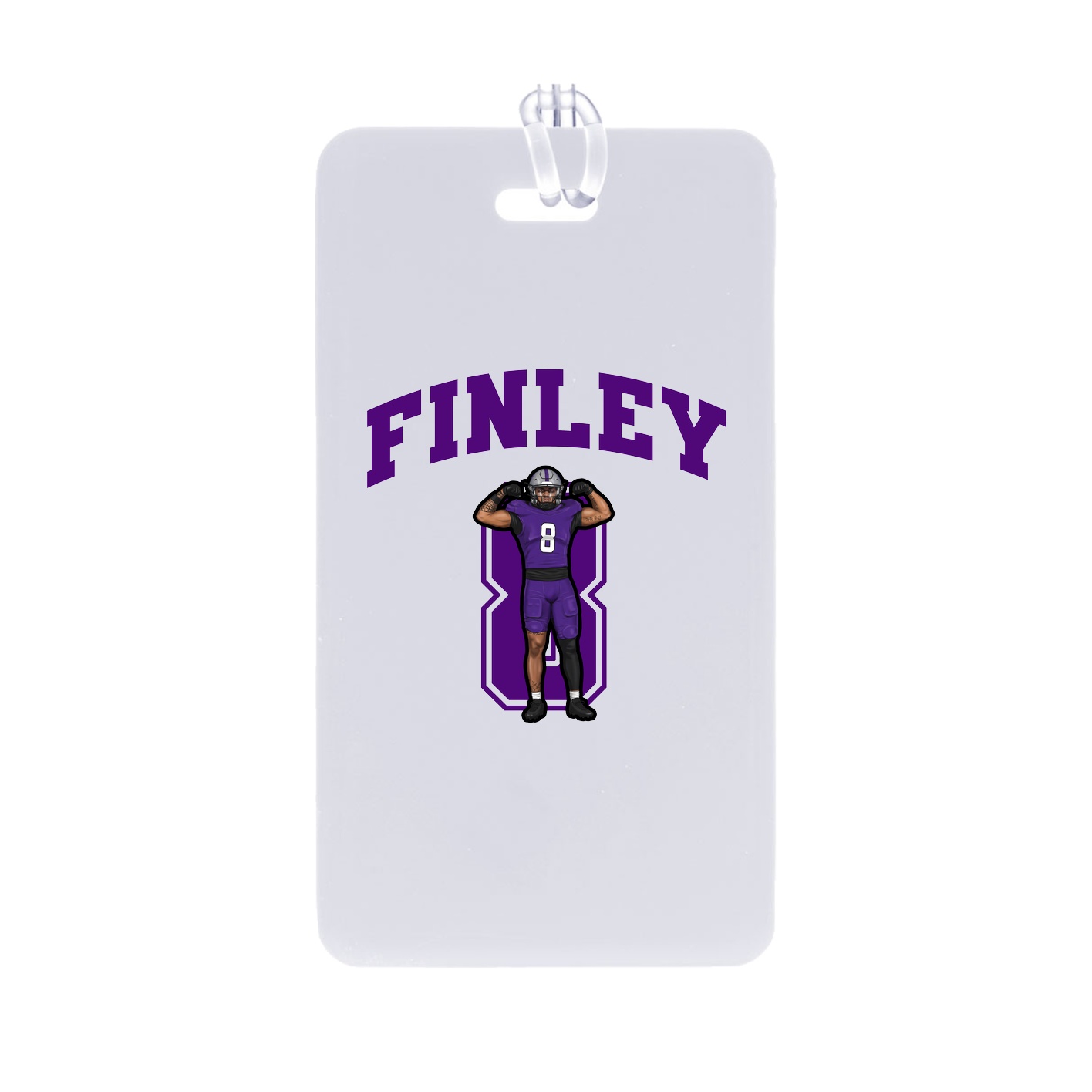 Bag Tag — Number in Classic