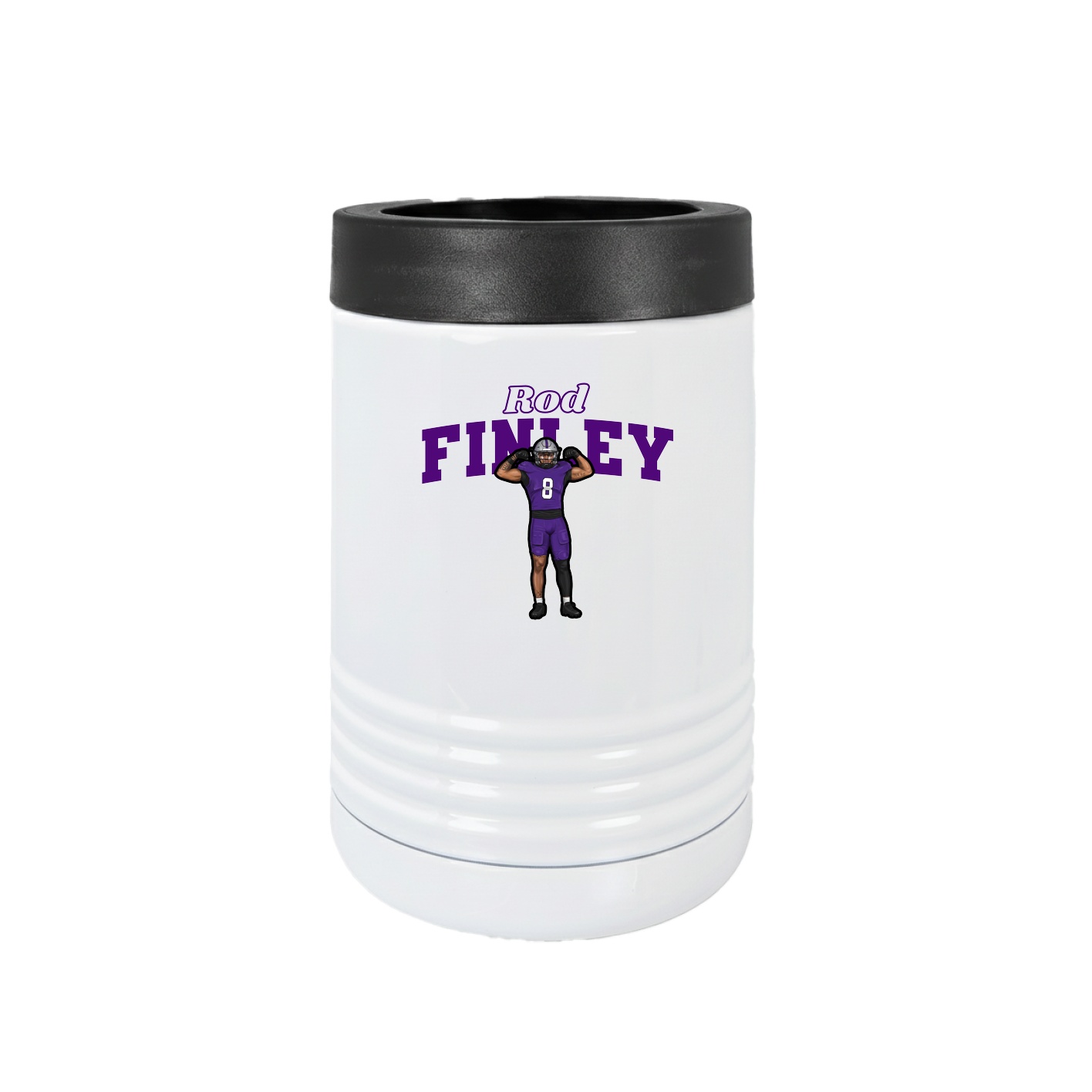 Beverage Holder — Name Arch in White