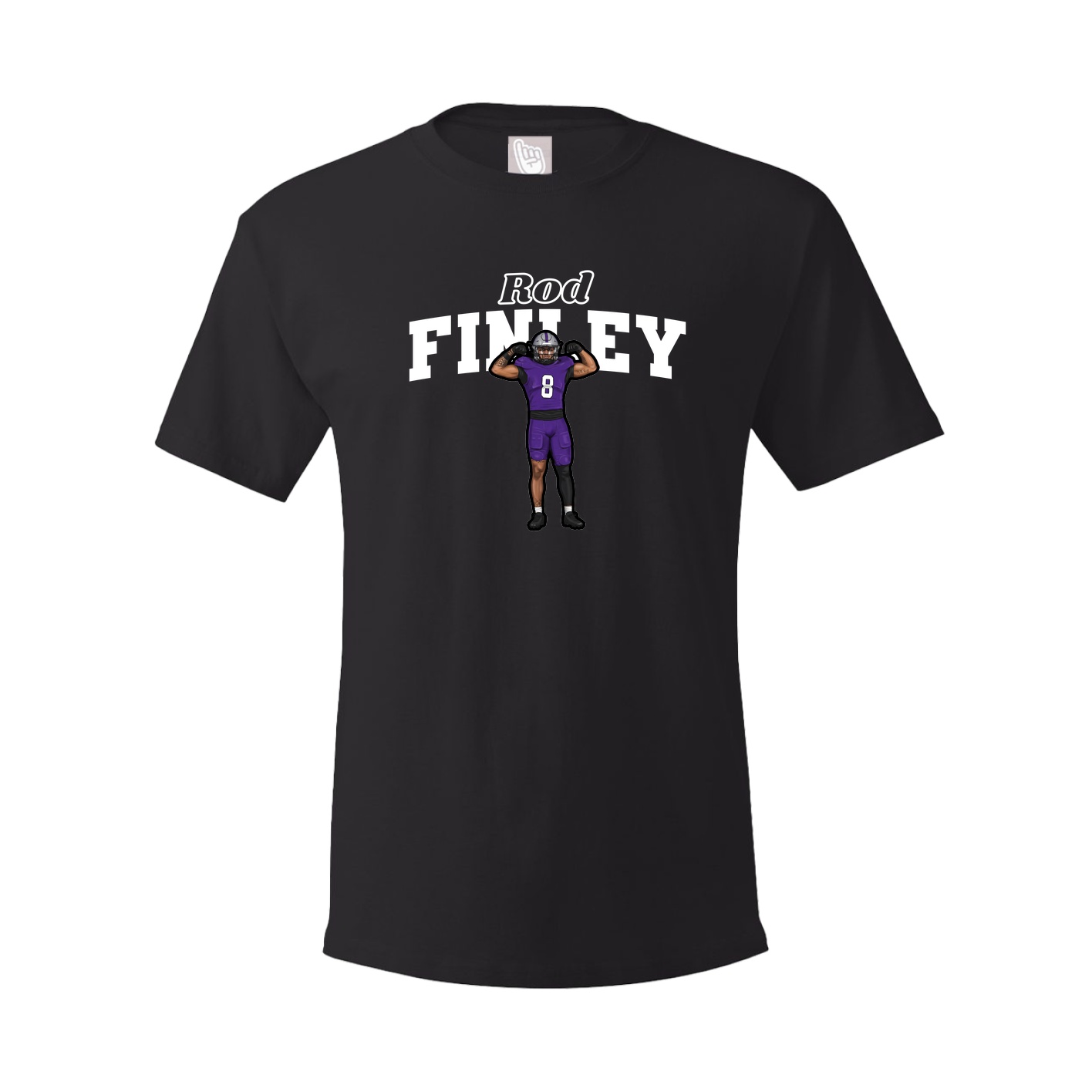 Youth Tee — Name Arch in Black
