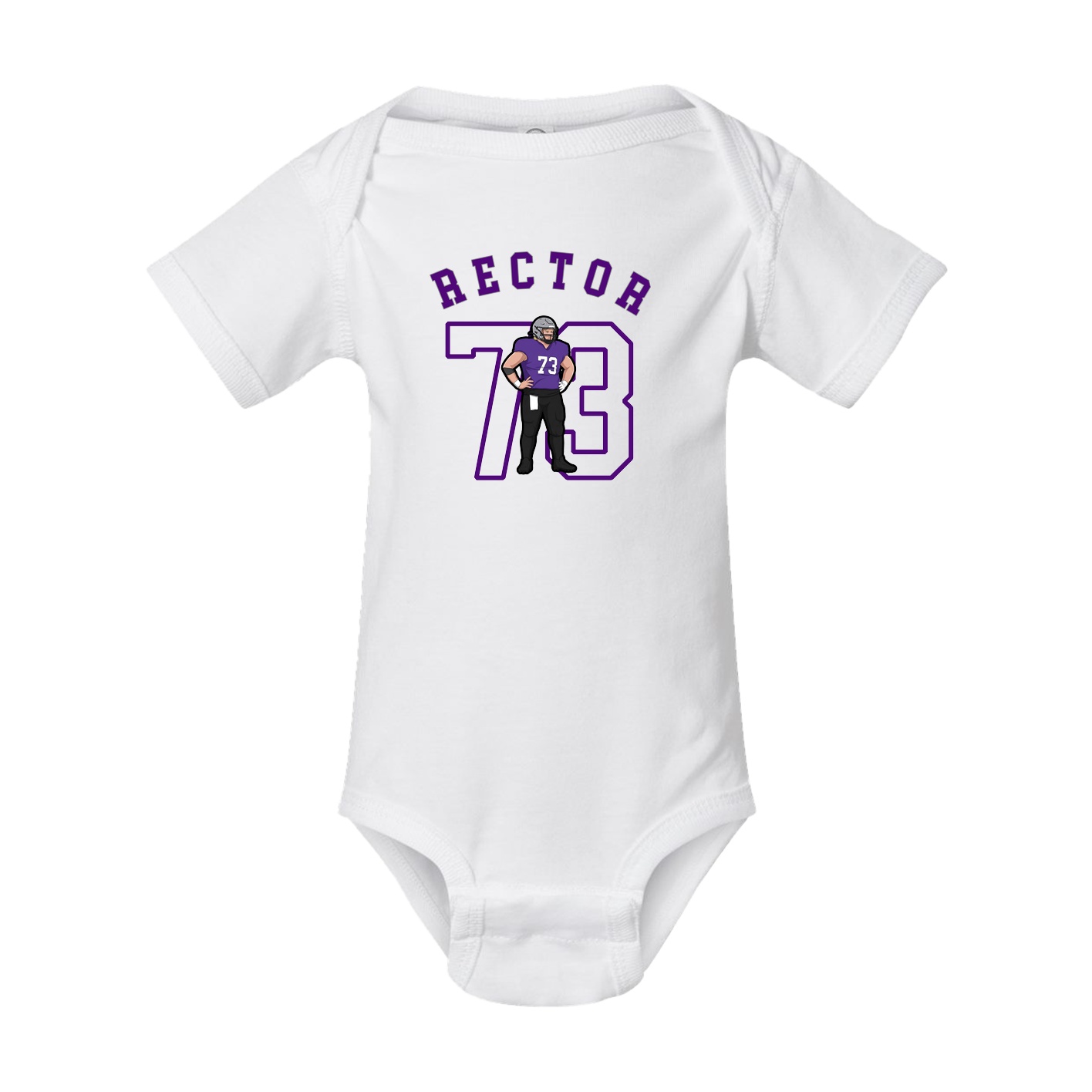 Baby Onesie — Shirsey Arch in White