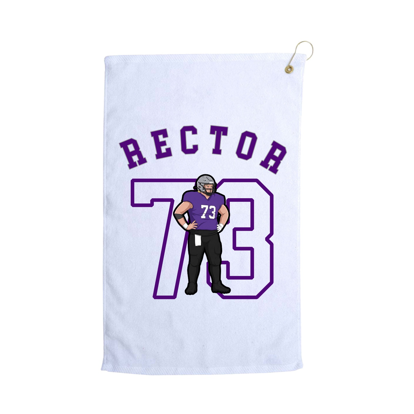 Golf Towel — Shirsey Arch in White