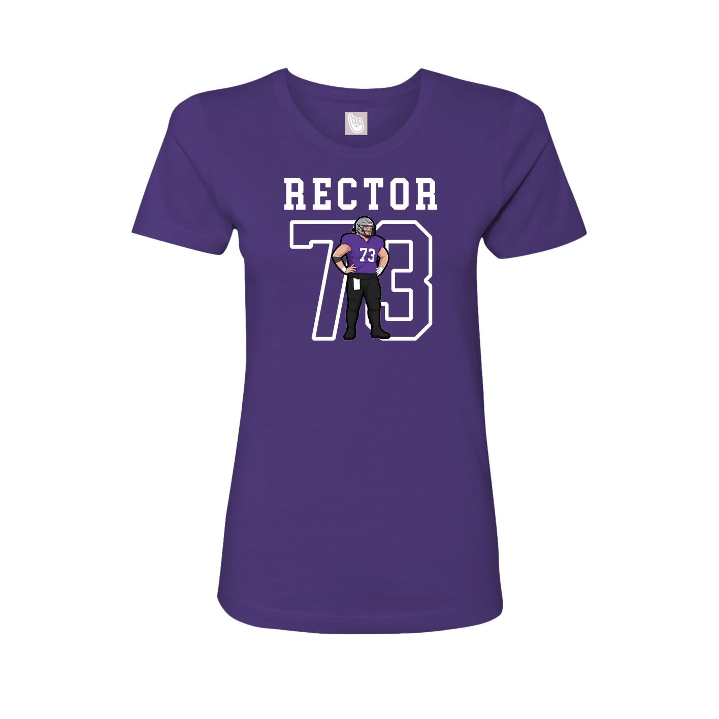 Fitted Women's Tee — Shirsey in Purple