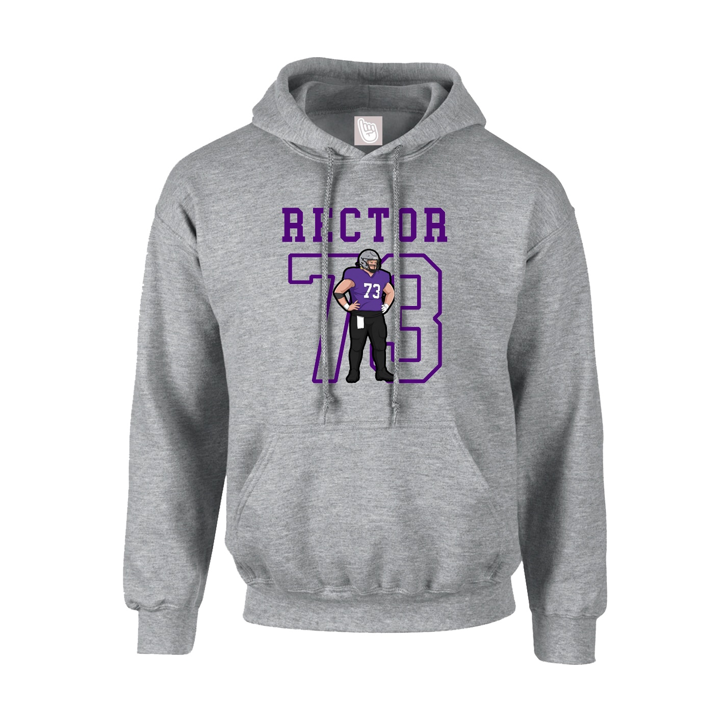 Hoodie — Shirsey in Grey