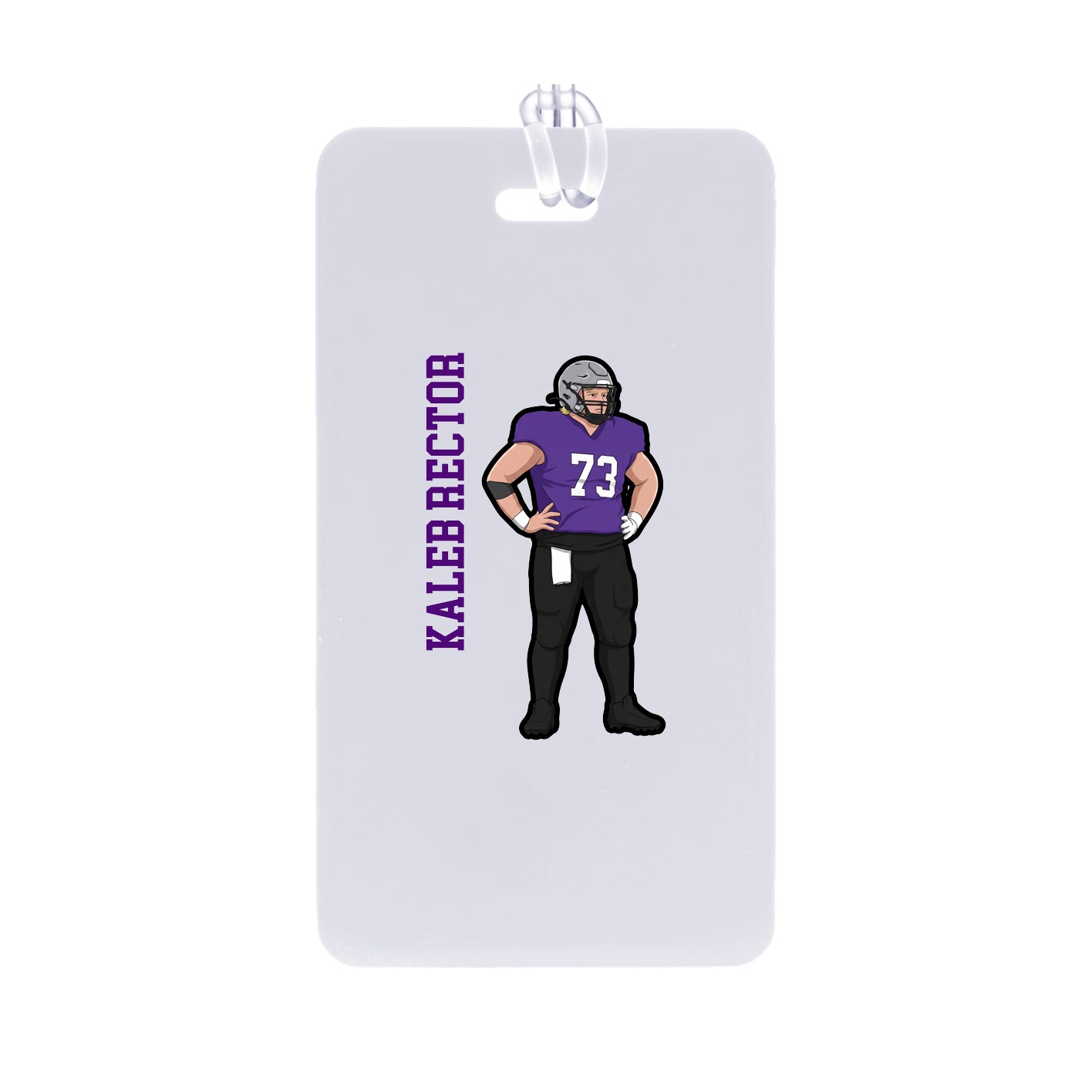 Bag Tag — Name Vertical in Classic