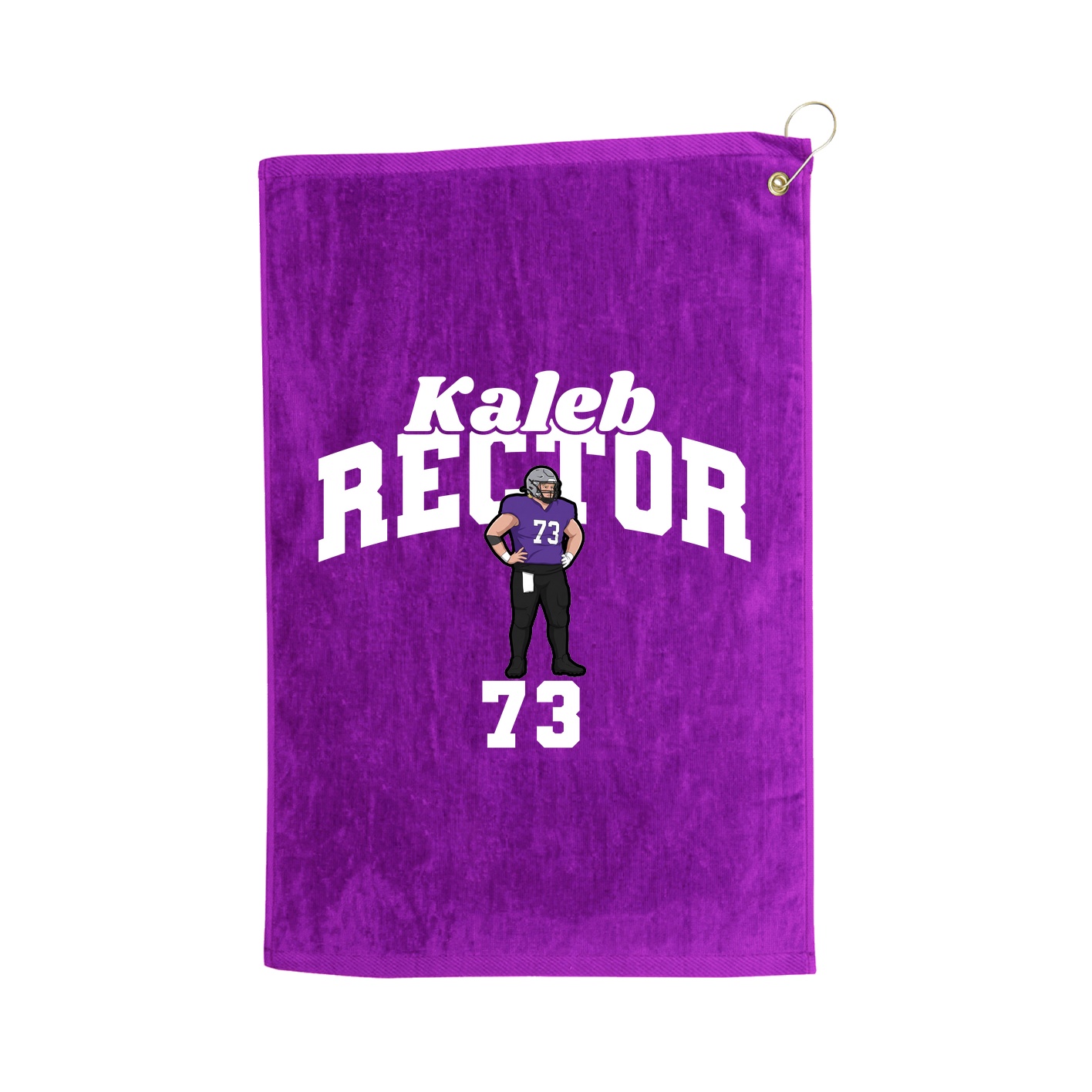Golf Towel — Signature Arch in Purple