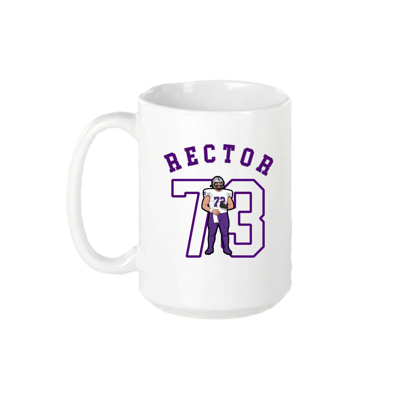 15oz Coffee Mug — Shirsey Arch in White