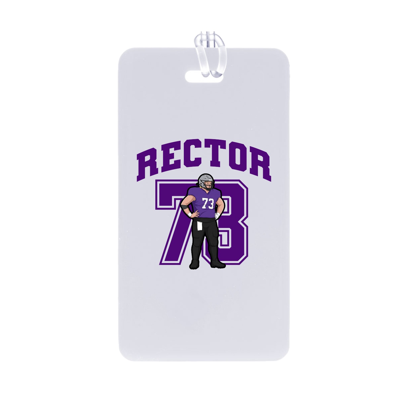 Bag Tag — Number in Classic
