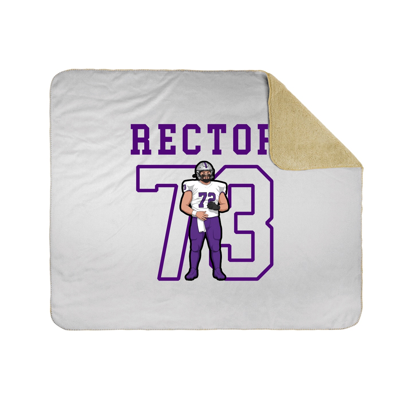 Throw Blanket — Shirsey in White