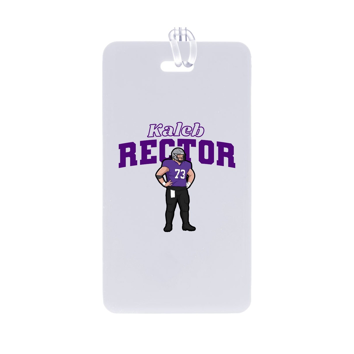 Bag Tag — Name Arch in Classic